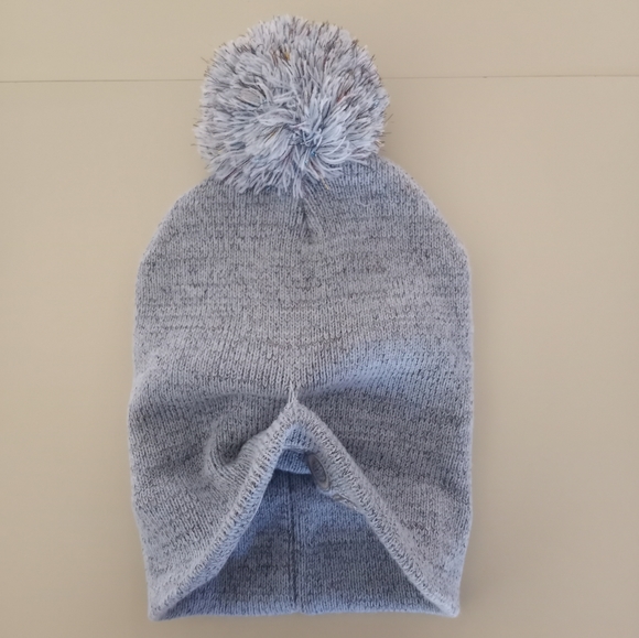 Girls Unicorn Embroidered Beanie Snow Hat Toboggan With Pom Pom - Picture 3 of 11